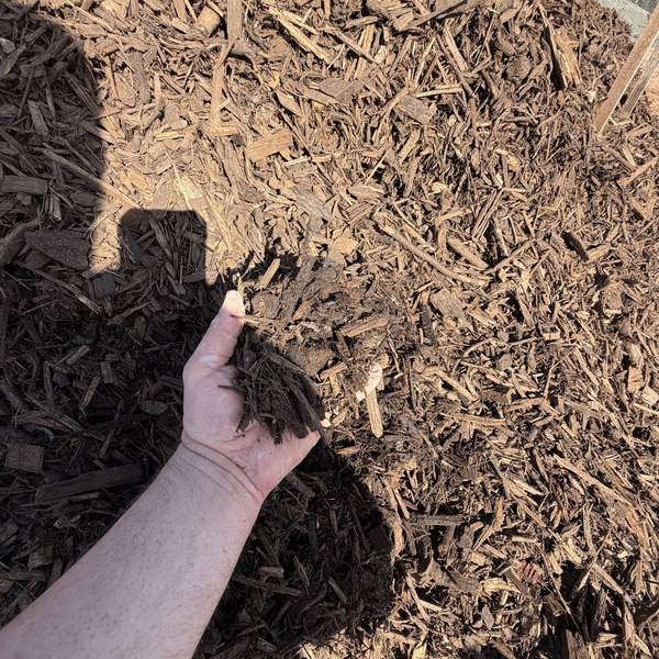 Bushland — coarse mixed brown wood chip