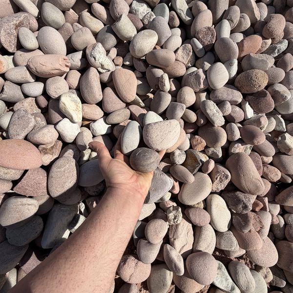 River Pebbles 40–90mm — large rounded river pebbles