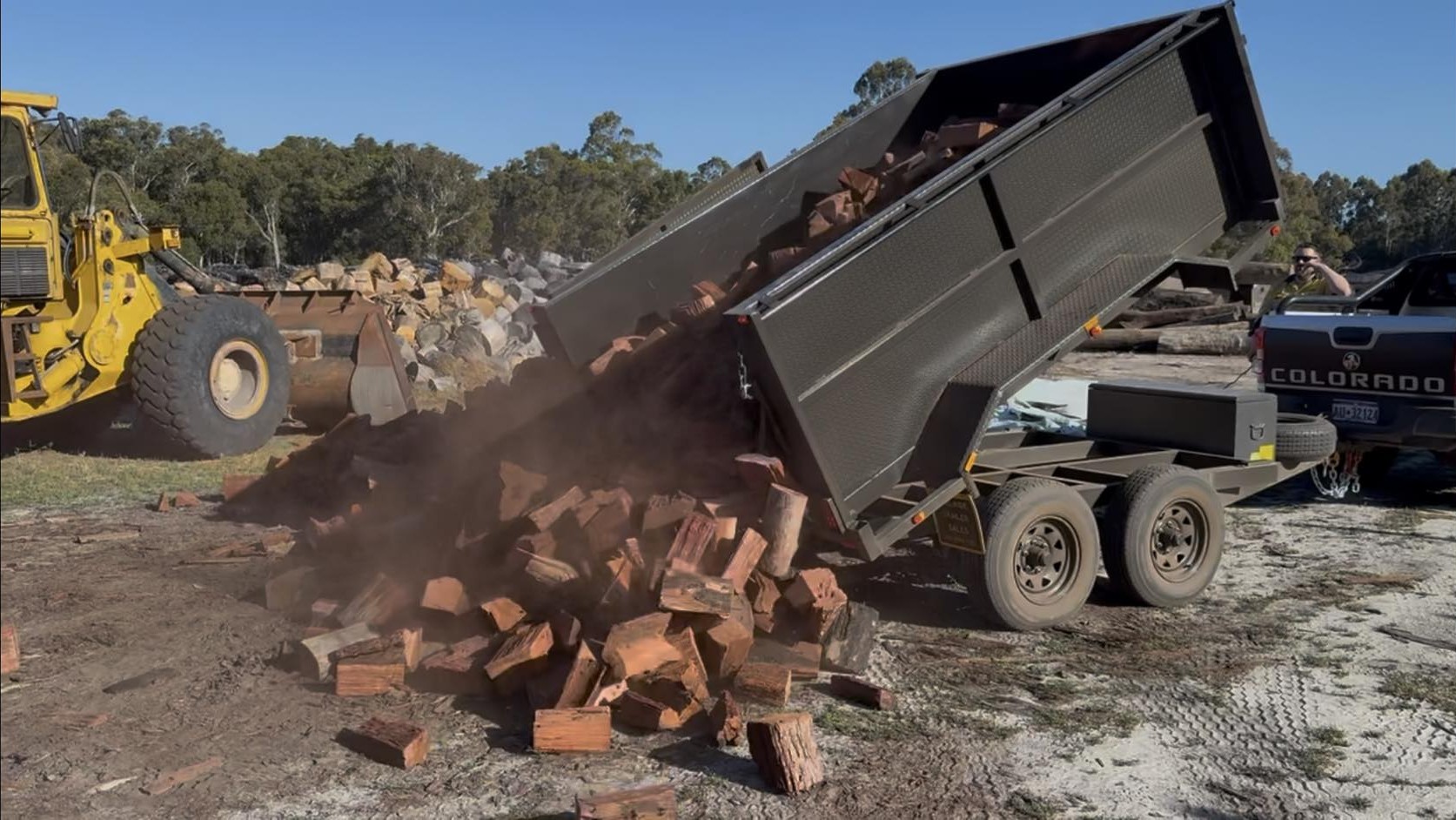 10×6 Large hydraulic tipper trailer